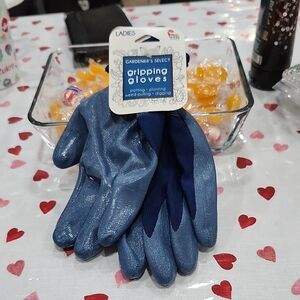 GARDENER'S SELECT BLUE GRIPPING GLOVES